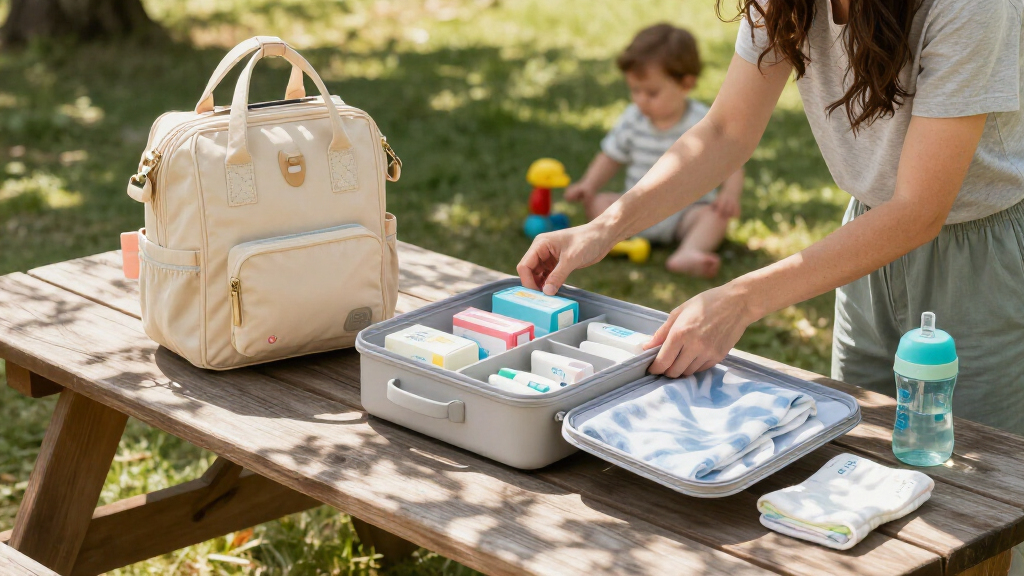 portable diaper caddies and organizers