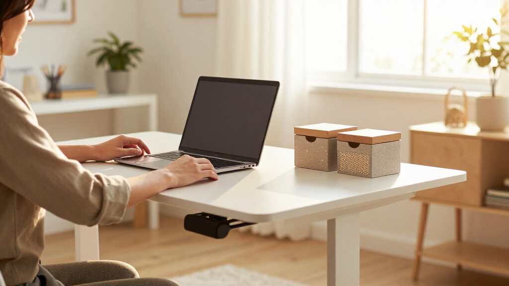 best sit stand desks with built in storage