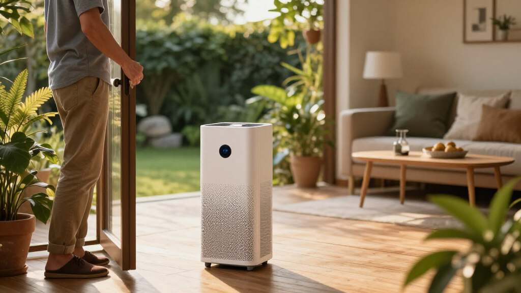 air purifier for virus aerosols in home