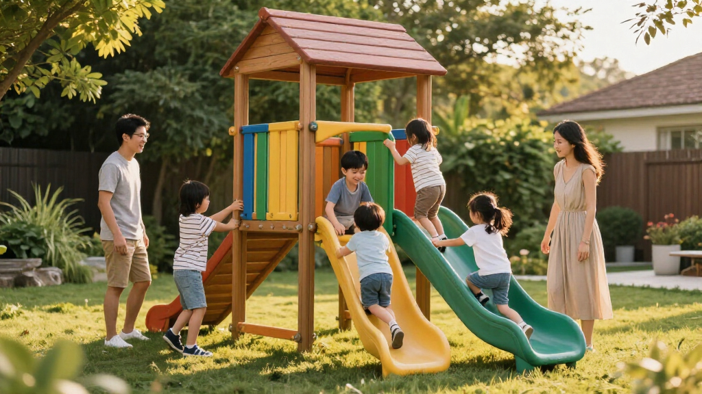 family-friendly outdoor playsets