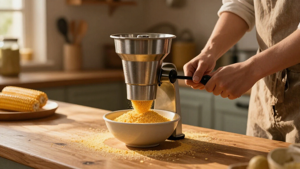 grain mill for cornmeal electric