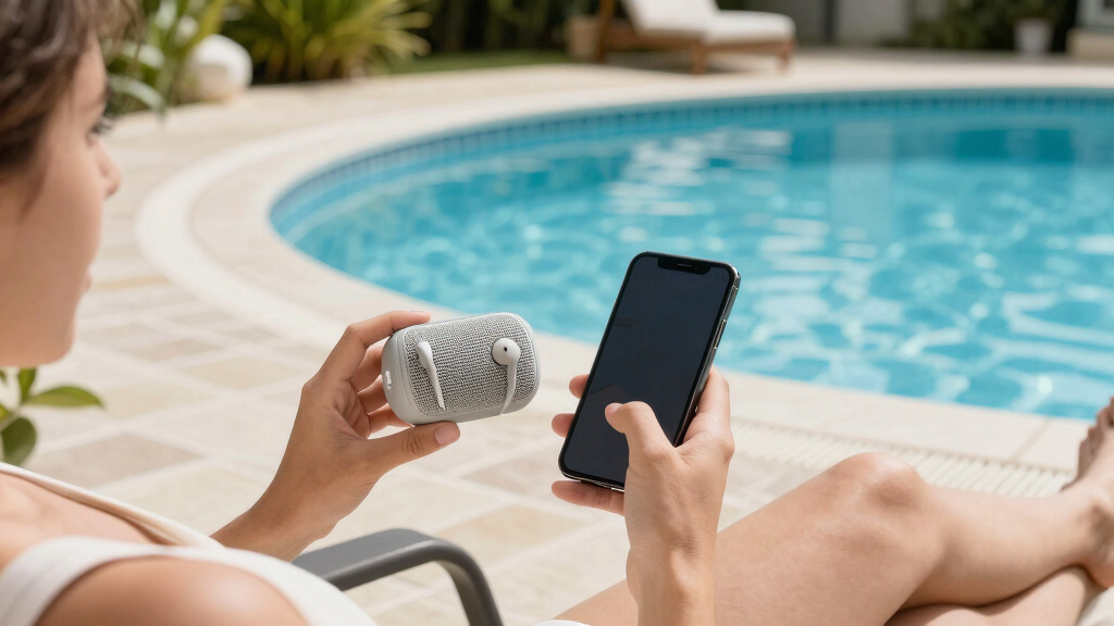 poolside waterproof speakers