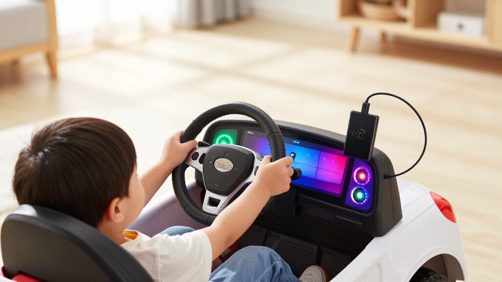 ride on car with mp3 and led lights