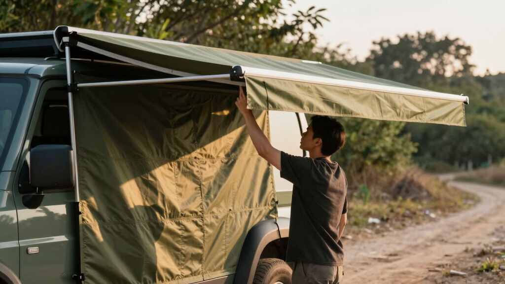 best SUV awning with enclosed walls