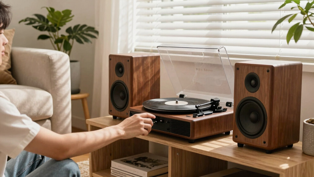 best record players with speakers for rebuilding a peaceful home