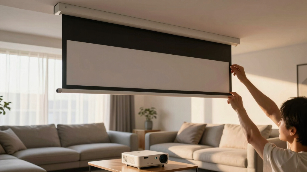 best motorized projector screen