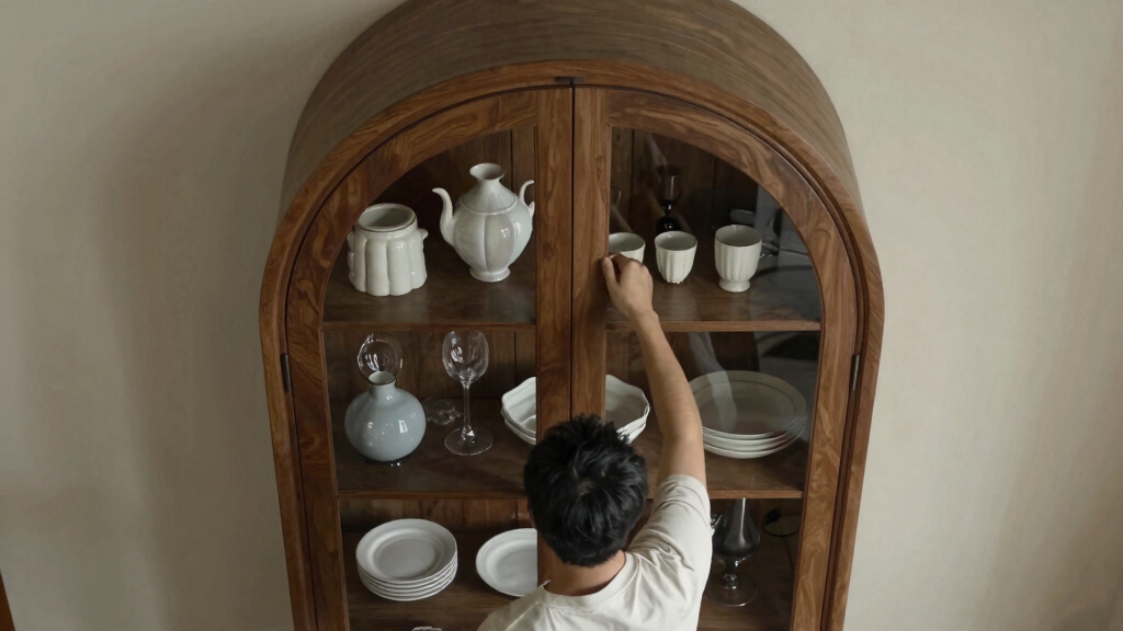best arched display cabinet