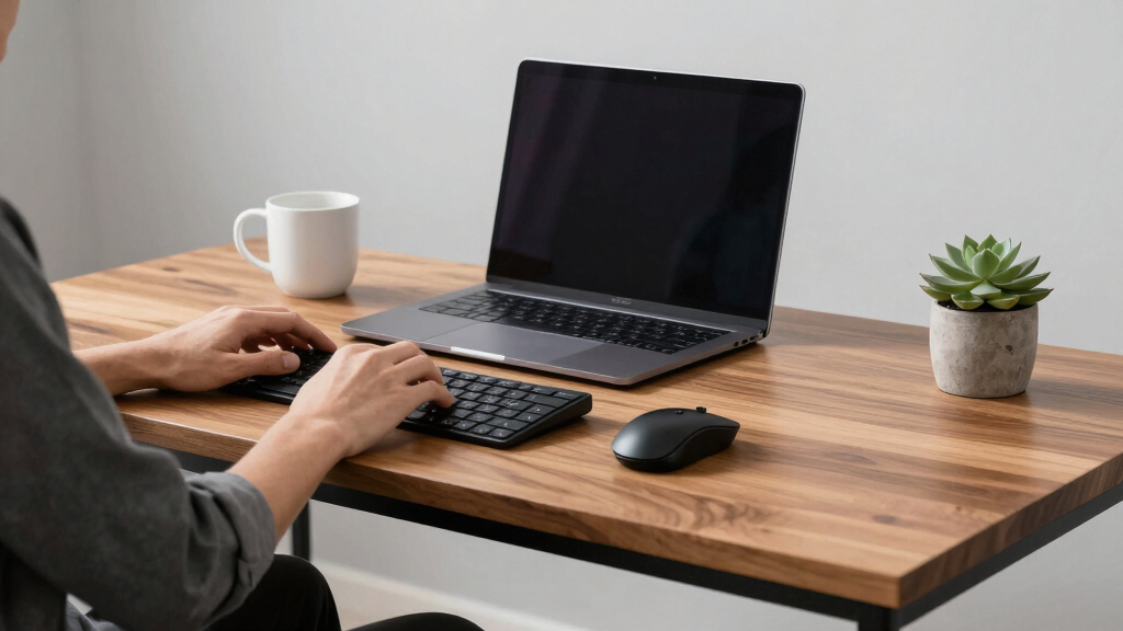 best hybrid work desk setup gear
