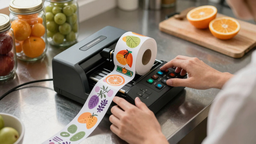 best sticker printer for juice business