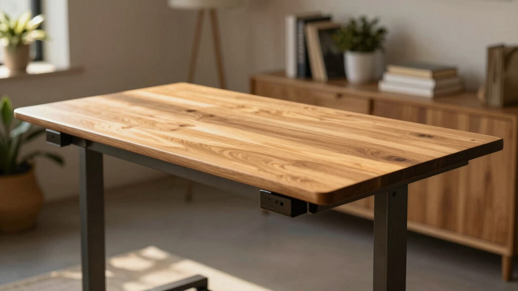 best standing desk with solid wood top