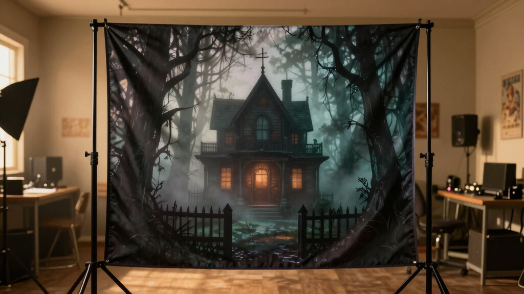 best studio backdrop for paranormal explainer videos