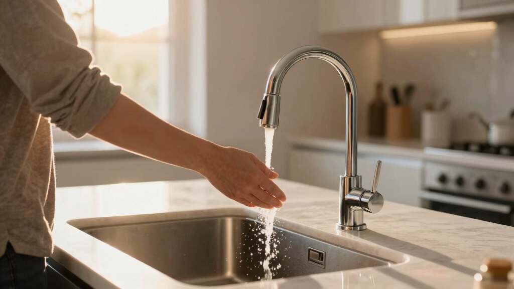 best pull down kitchen faucet touchless