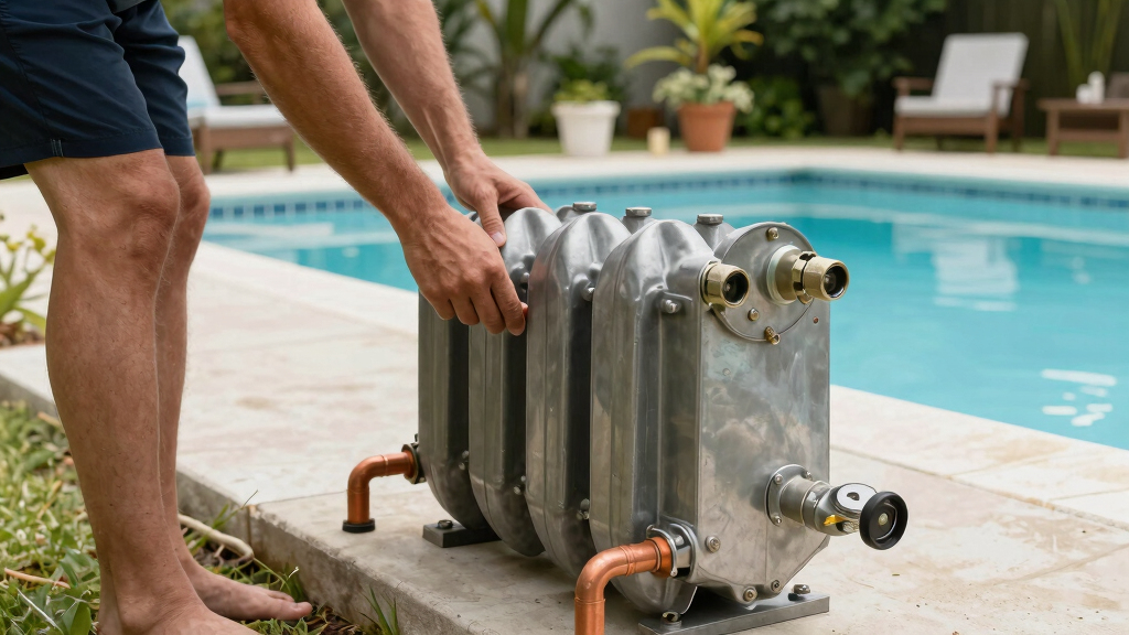 best pool heat exchanger for spa and pool