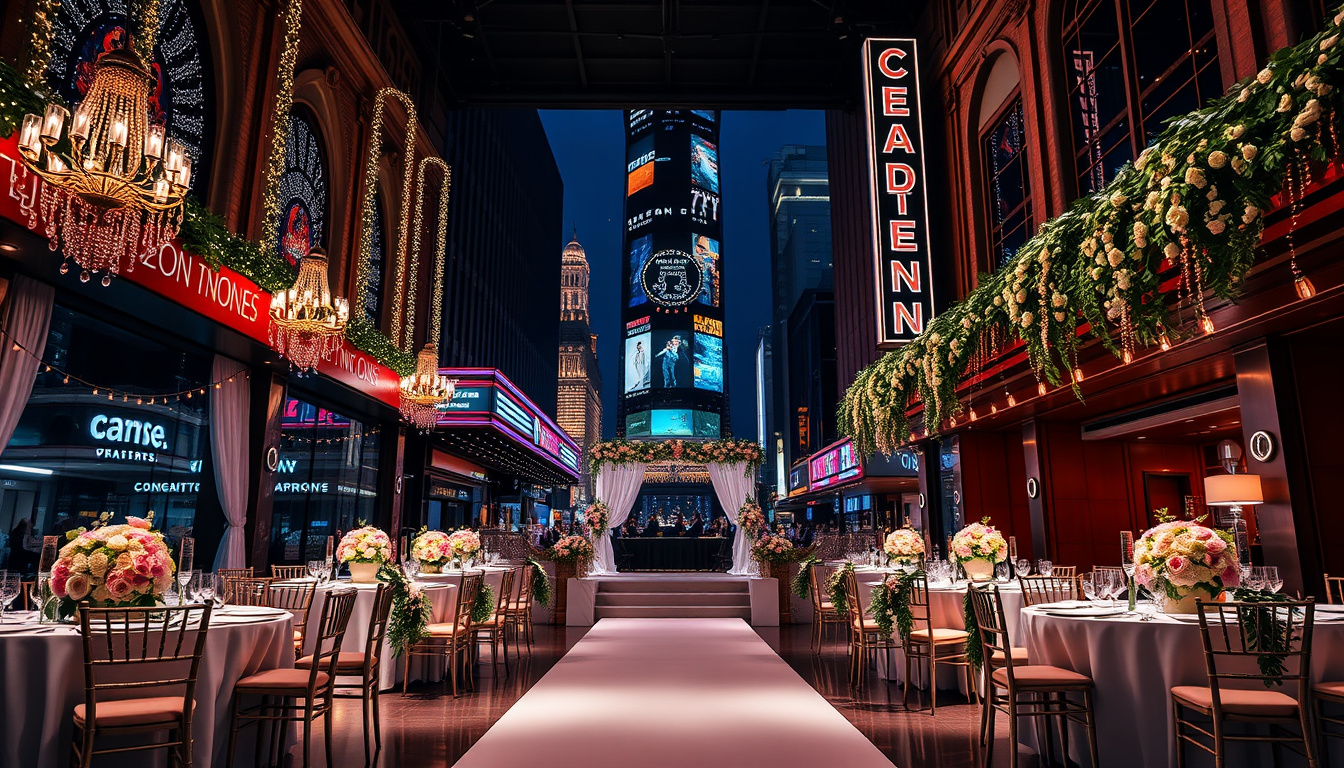 Discover the Best Wedding Venues in the Theater District: A Perfect Blend of Romance and Glamour