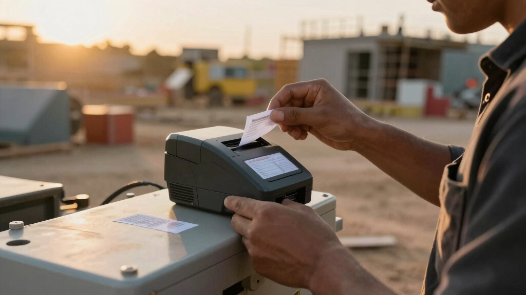 Rugged label printer for field teams