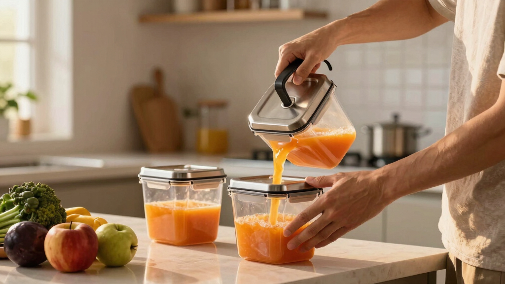 best vacuum storage containers for juice prep