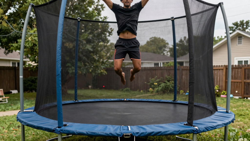 best backyard trampoline with enclosure