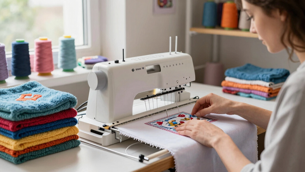 best embroidery machine for towels and terry cloth