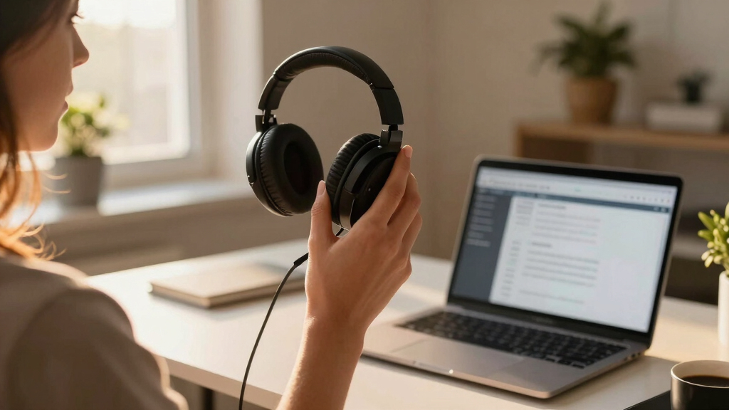 noise cancelling headset for work