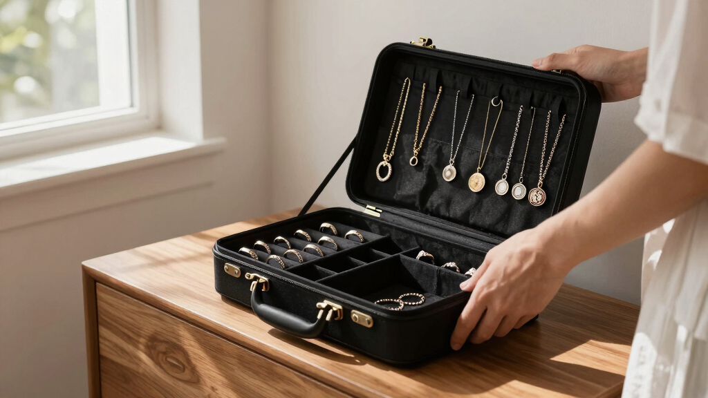best travel jewelry cases with anti tangle design amazon