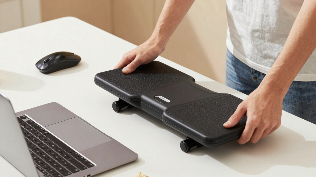 ergonomic footrest adjustable premium