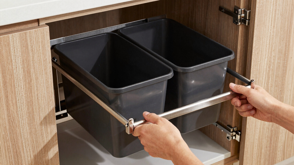 best kitchen trash pull out systems