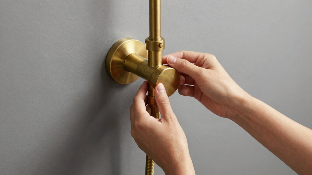brass rain shower system