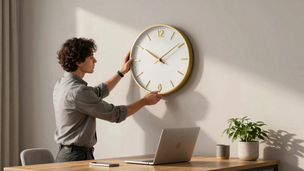 luxury wall clock office