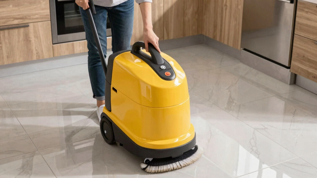 best floor scrubber machine for tile home use