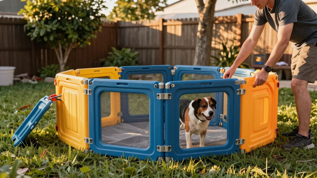 best modular outdoor dog run kit