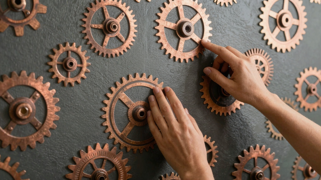 steampunk wallpaper mural