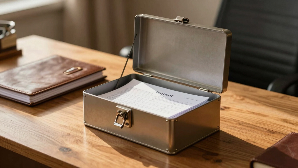best lockbox for custody and support records