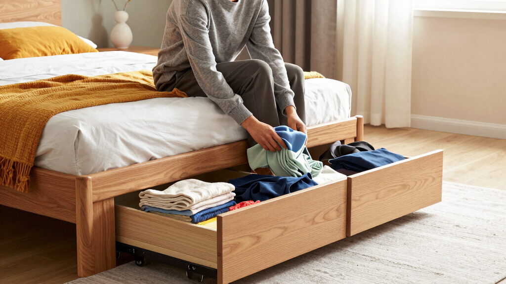 best platform bed frame with storage