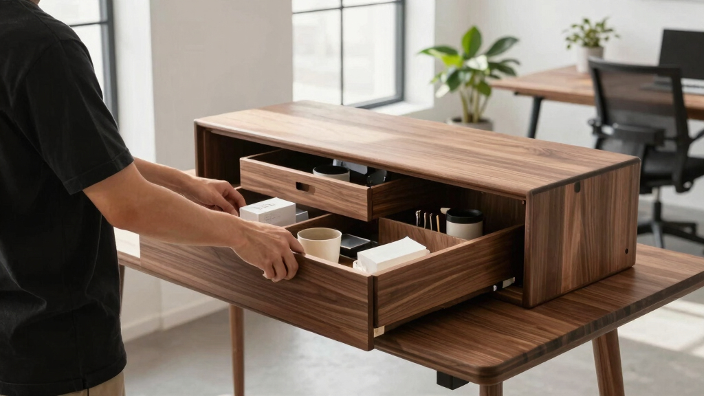 best standing desks with drawers and storage
