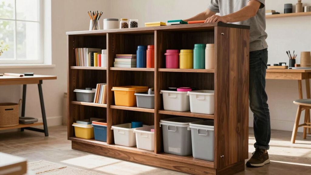 best craft storage cabinet large premium
