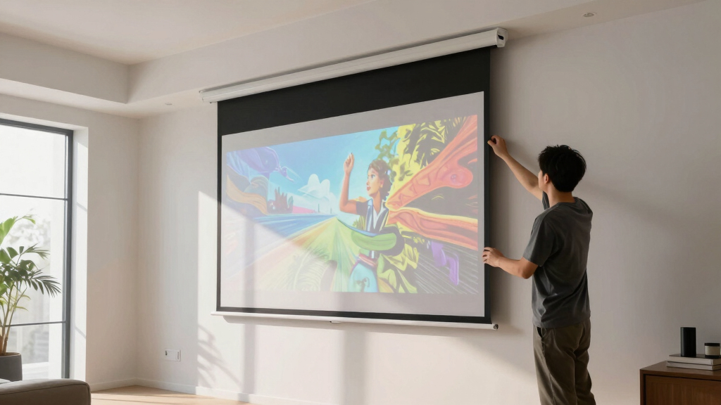 best motorized projector screens