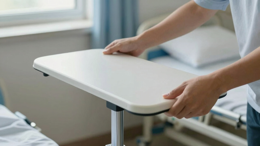 best overbed tables for hospital bed setups