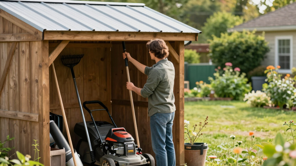 best shed for lawn equipment storage