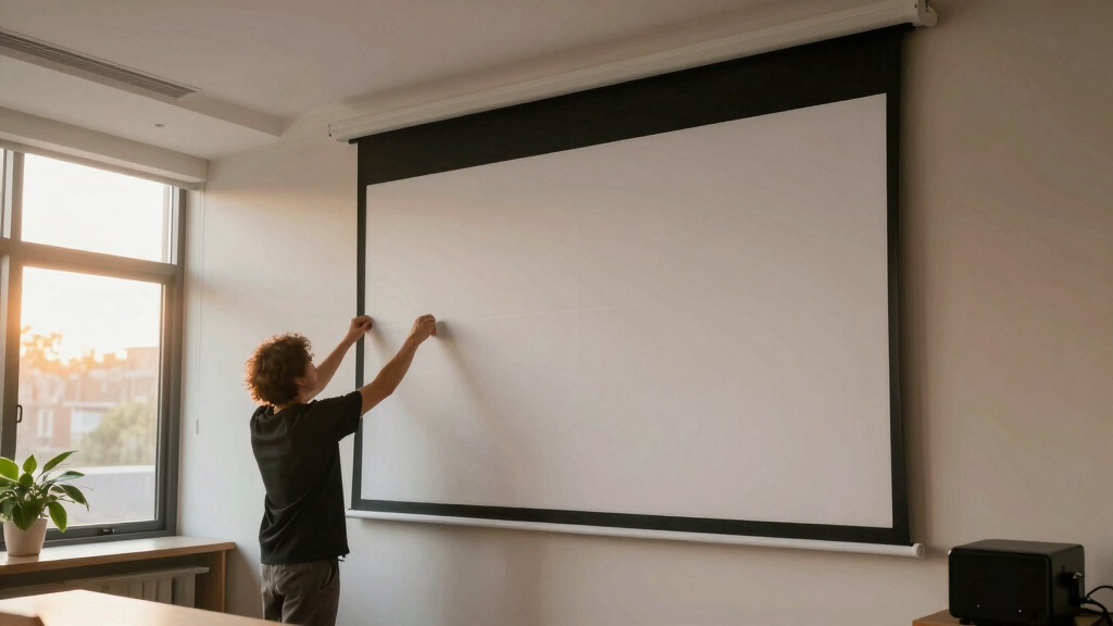 best projector screens for media rooms