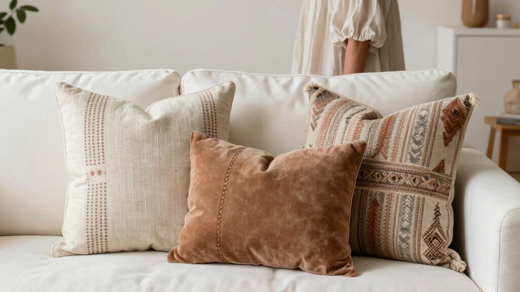 best decorative pillows for boho sofas