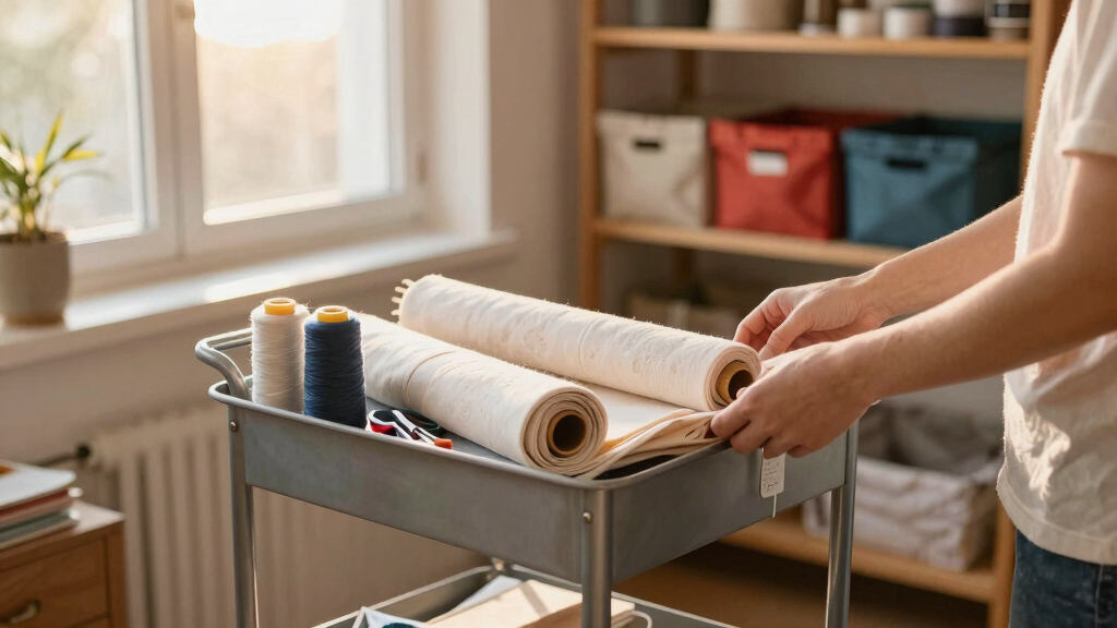 best rolling cart for sewing supplies