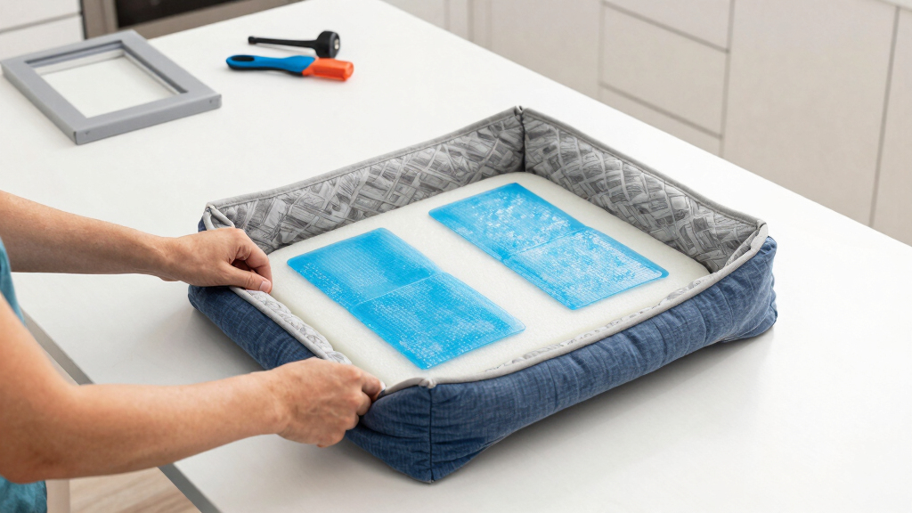 best cooling orthopedic dog bed for hot sleepers