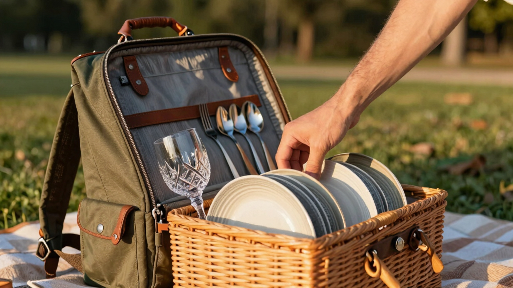 best luxury picnic backpack set