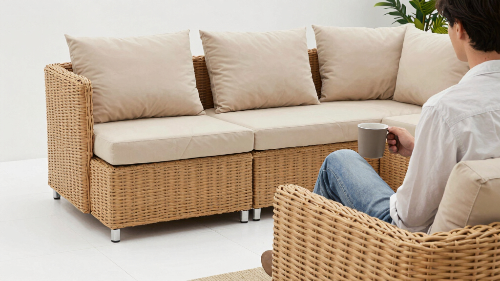 best wicker patio sectionals for covered porches