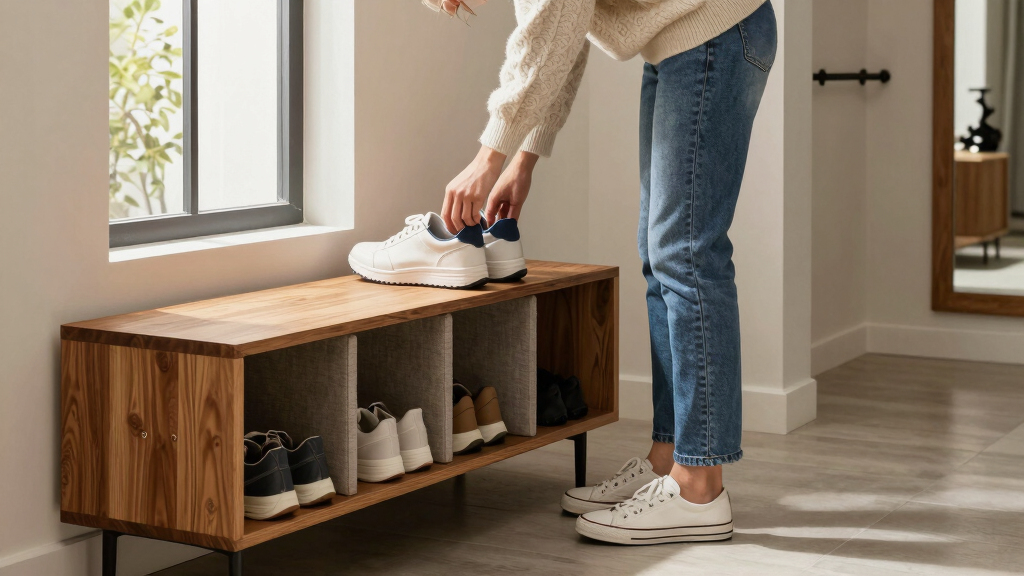 best shoe storage bench entryway