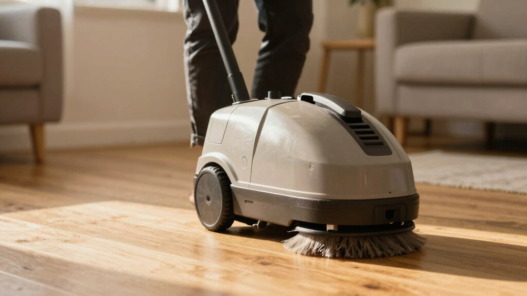 orbital floor machine