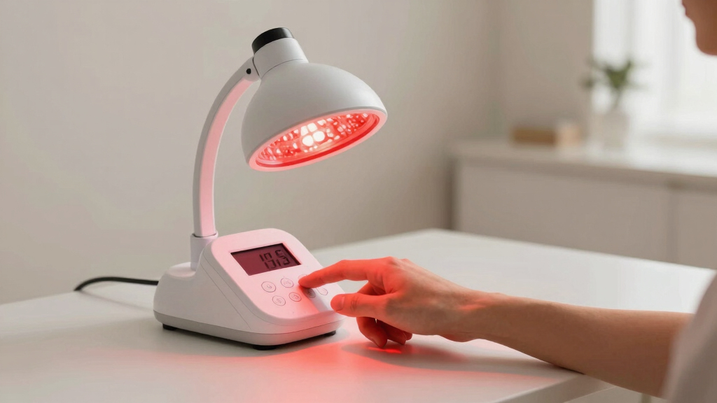 best red light therapy lamp with timer
