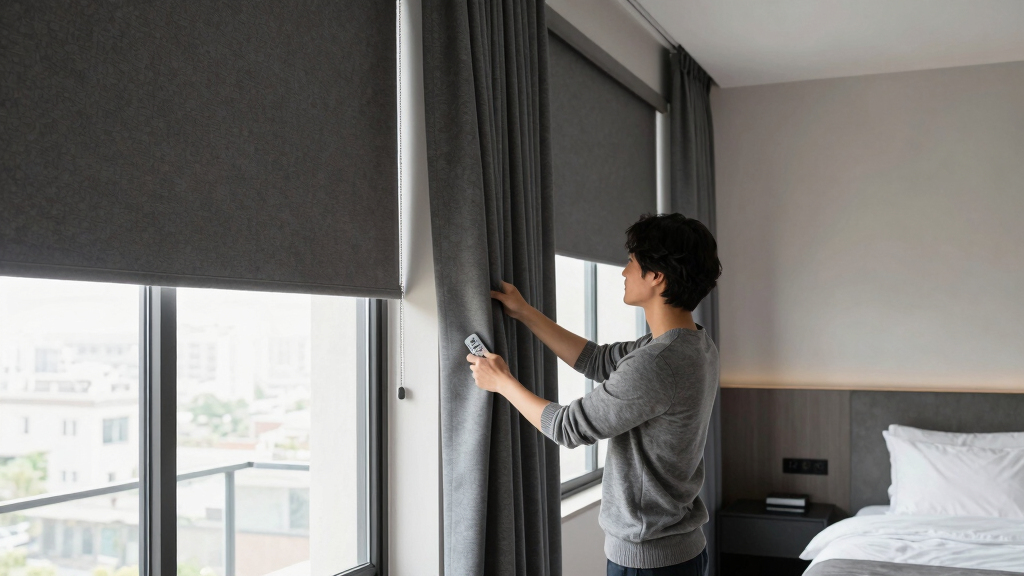 best motorized blackout curtains for apartment bedrooms