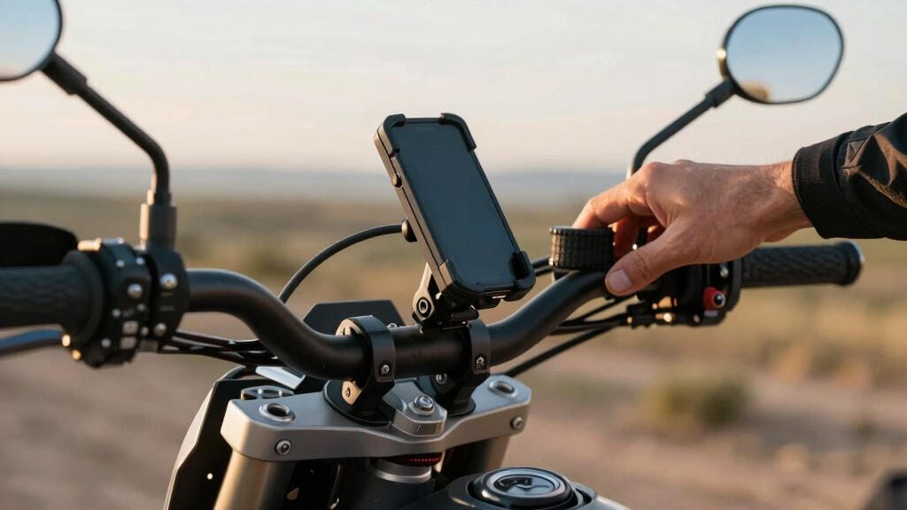 best anti-vibration phone mount for big adventure bikes