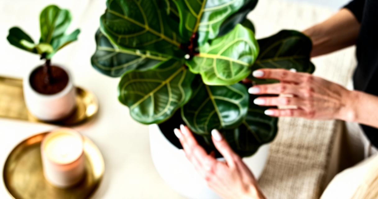 best faux fiddle leaf fig trees